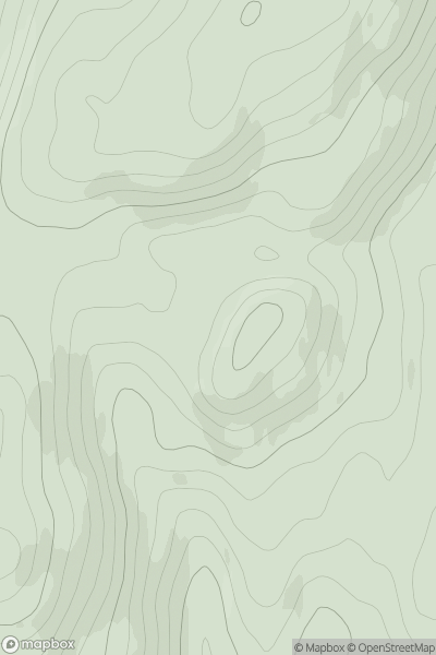 Thumbnail image for Carn Mor South Top [Killilan to Inverness] showing contour plot for surrounding peak